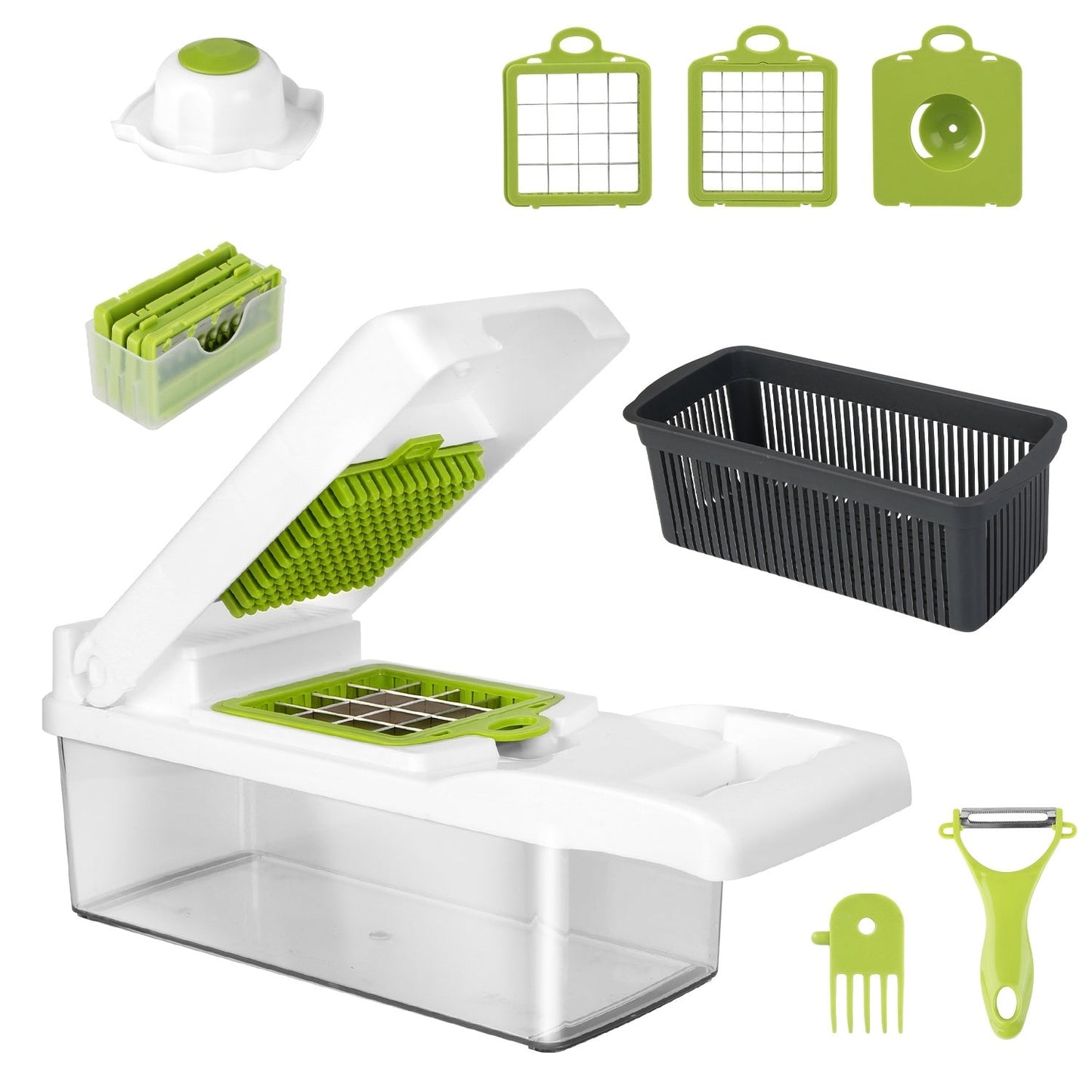 12 - in - 1 Vegetable Chopper & Slicer Set - LiviNova