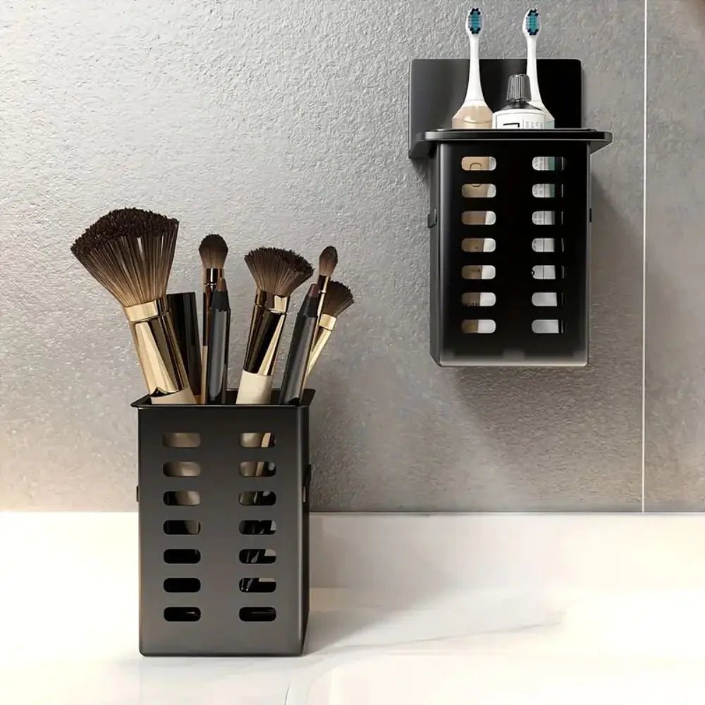 1pc Modern Wall - Mounted Bathroom Organizer - LiviNova