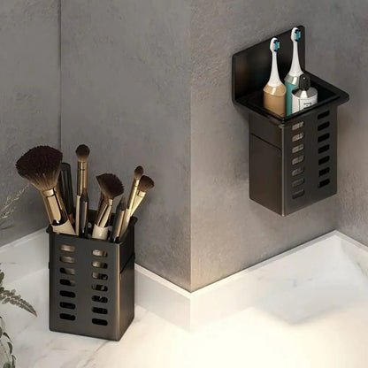 1pc Modern Wall - Mounted Bathroom Organizer - LiviNova