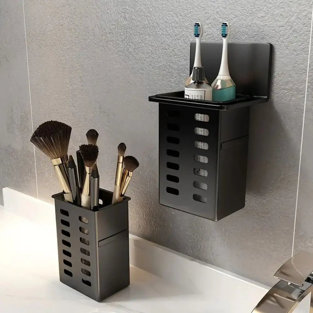 1pc Modern Wall - Mounted Bathroom Organizer - LiviNova
