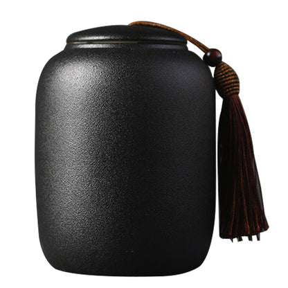 Ceramic jar sealed storage container - LiviNova