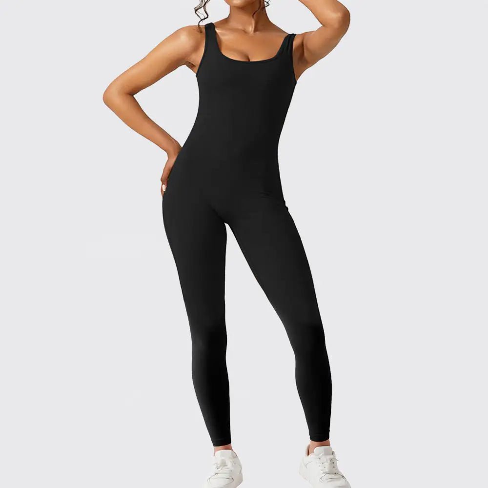 Chic Sleeveless Yoga Jumpsuit - LiviNova