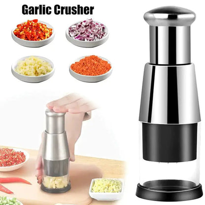 EasyPress Stainless Steel Garlic & Onion Chopper - LiviNova