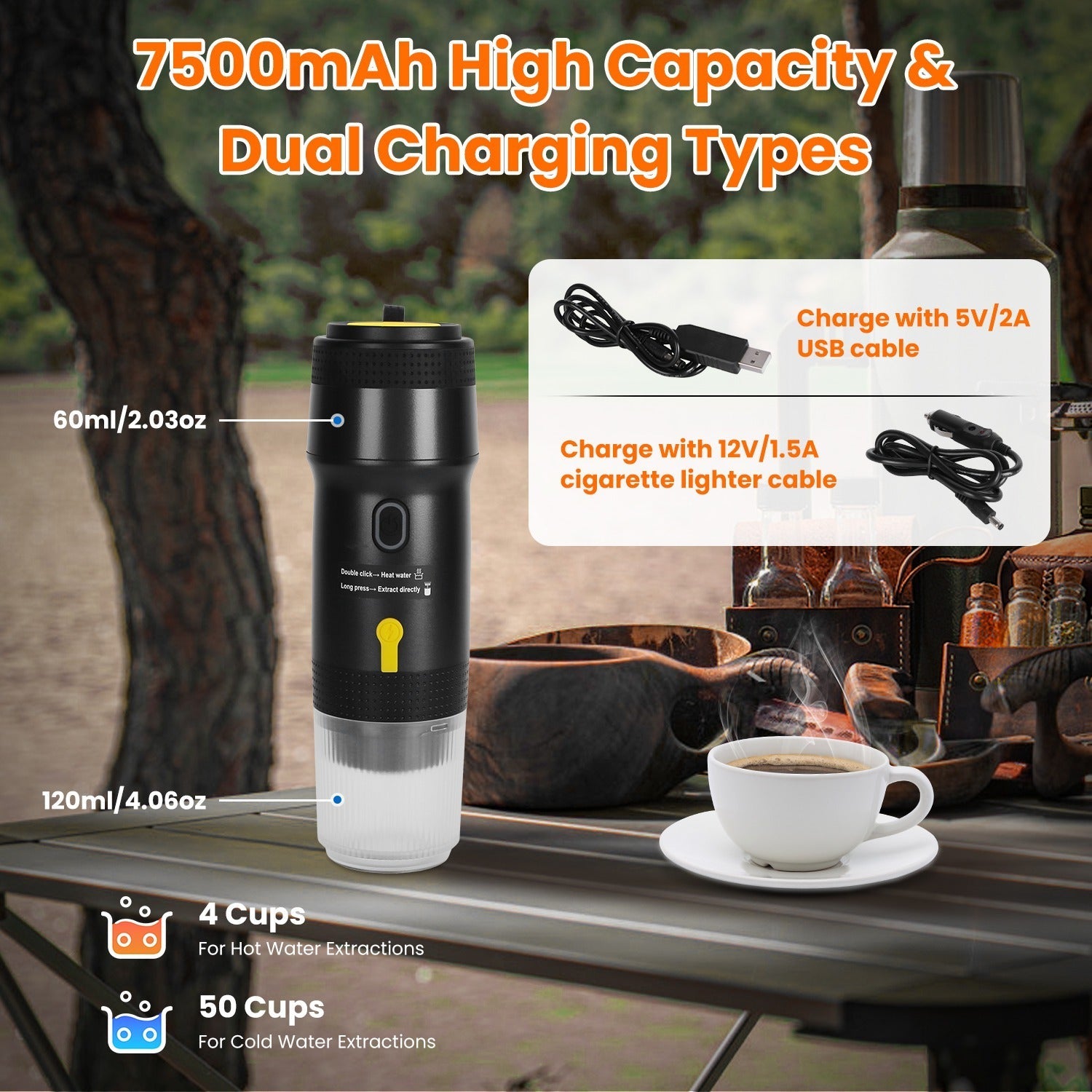 Electric Espresso Maker ( Cordless) - LiviNova