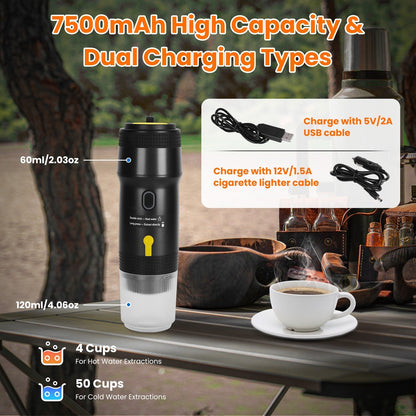 Electric Espresso Maker ( Cordless) - LiviNova