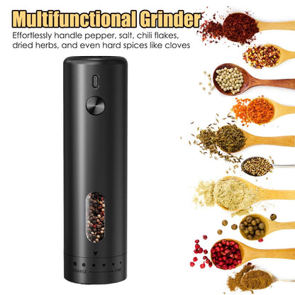 Electric Pepper & Salt Grinder (USB Rechargeable) - LiviNova