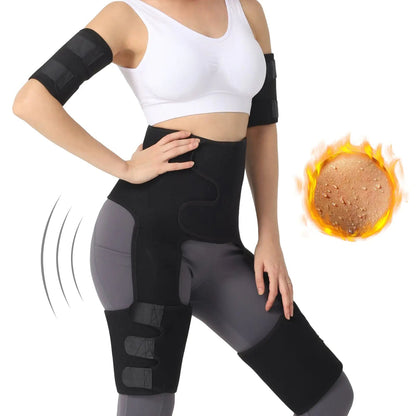 Fitness Trim Trio: Waist, Arm, Thigh Belts - LiviNova