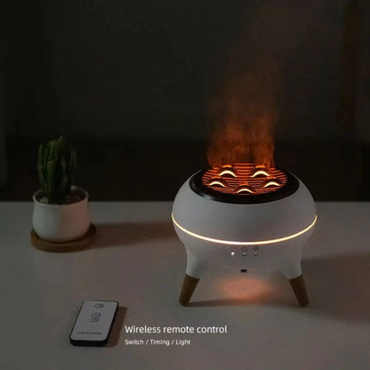 Flame Effect LED Aromatherapy Diffuser - LiviNova