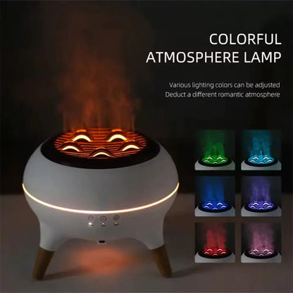 Flame Effect LED Aromatherapy Diffuser - LiviNova