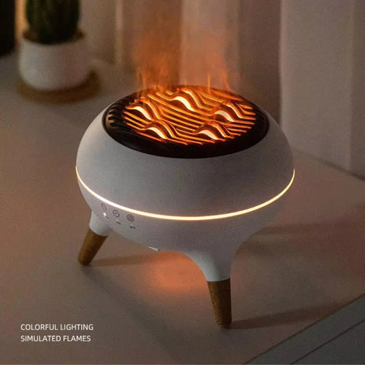 Flame Effect LED Aromatherapy Diffuser - LiviNova