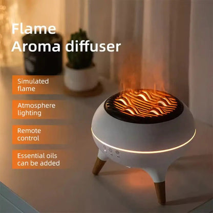 Flame Effect LED Aromatherapy Diffuser - LiviNova