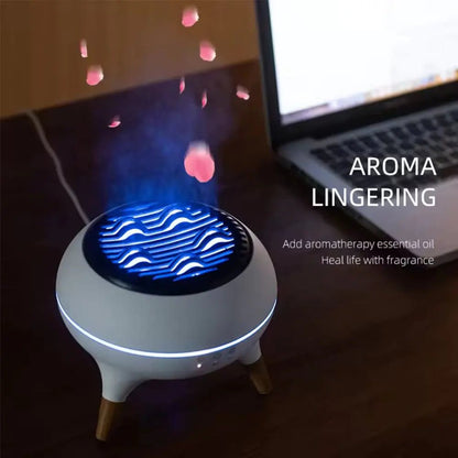 Flame Effect LED Aromatherapy Diffuser - LiviNova