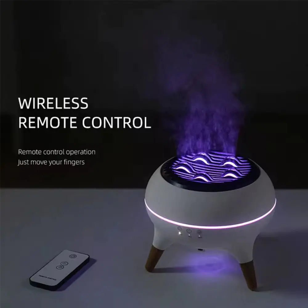 Flame Effect LED Aromatherapy Diffuser - LiviNova