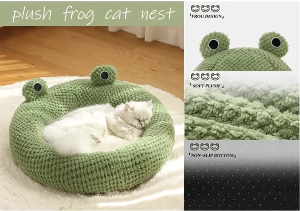 Froggy Plush Pet Nest - LiviNova